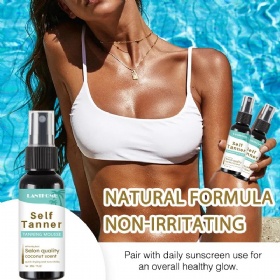 OEM Self Tanner Natural Sunless Instant Dark Tanning Oil For Bronze and Golden Tan Spray